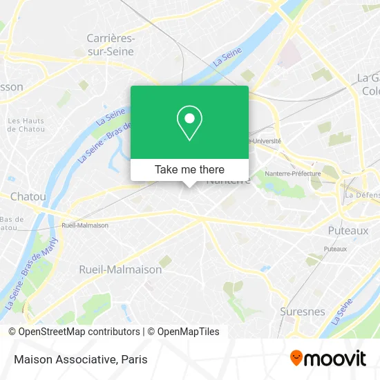 Maison Associative map