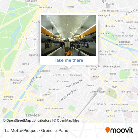 La Motte-Picquet - Grenelle map