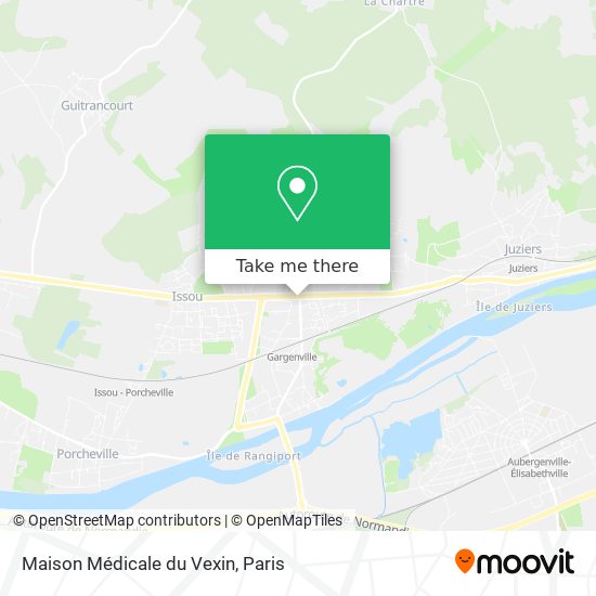 Mapa Maison Médicale du Vexin