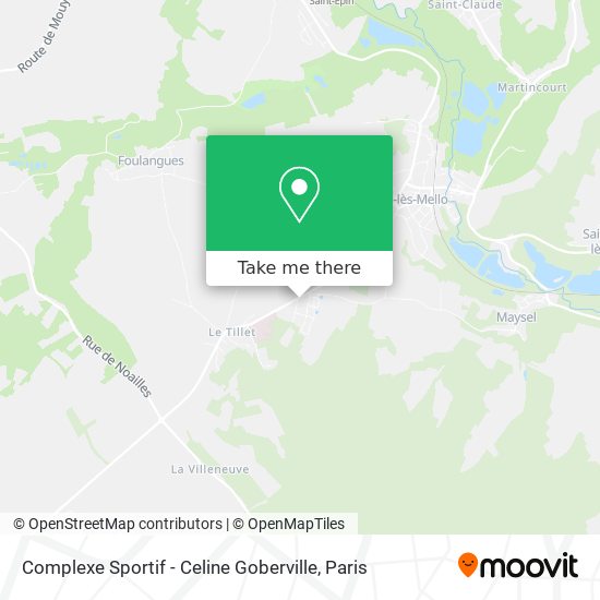 Complexe Sportif - Celine Goberville map