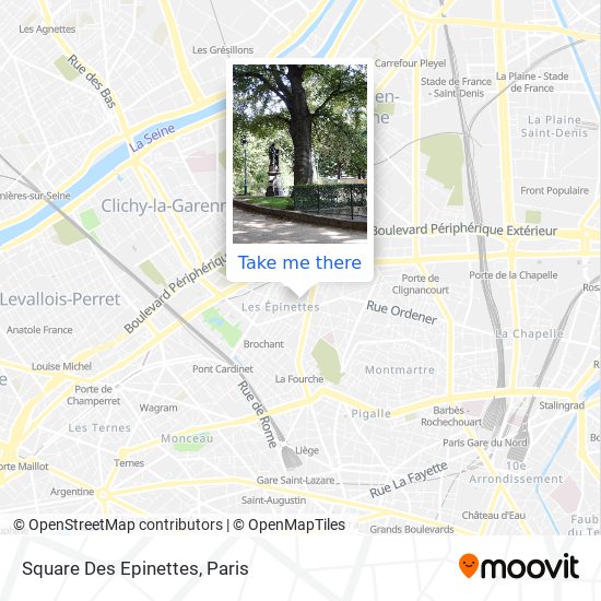 Square Des Epinettes map