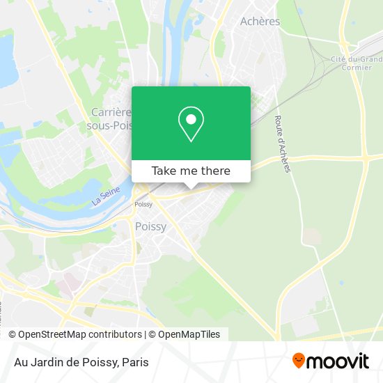 Au Jardin de Poissy map