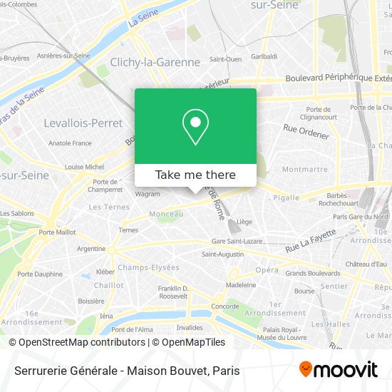 Serrurerie Générale - Maison Bouvet map