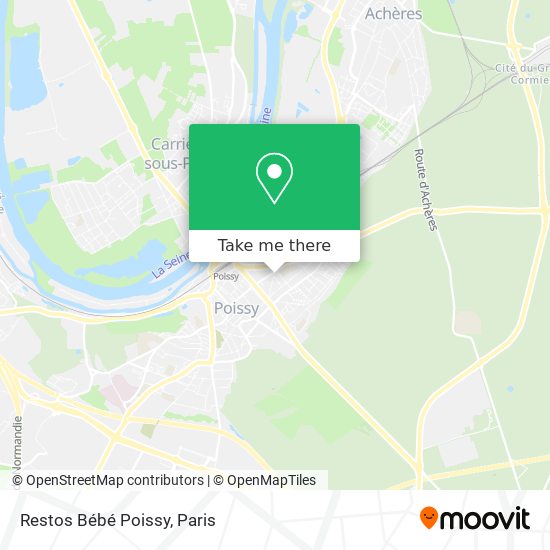 Mapa Restos Bébé Poissy