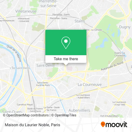 Maison du Laurier Noble map