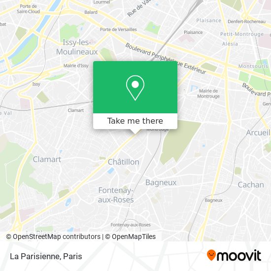 La Parisienne map
