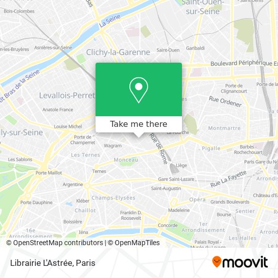 Librairie L'Astrée map