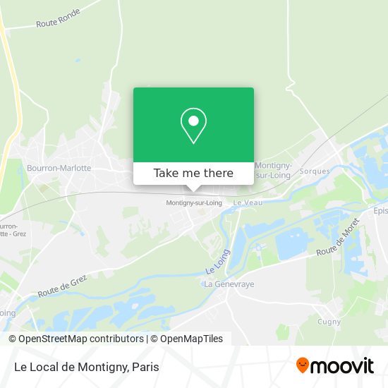 Le Local de Montigny map