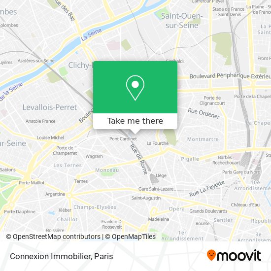 Connexion Immobilier map