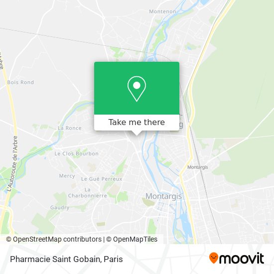 Pharmacie Saint Gobain map