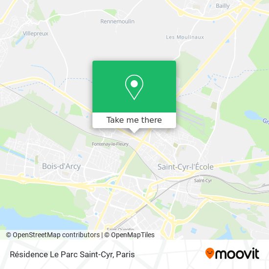 Résidence Le Parc Saint-Cyr map