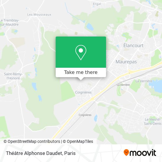 Théâtre Alphonse Daudet map