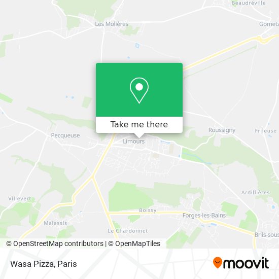 Wasa Pizza map