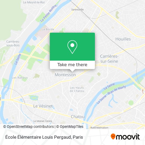 Mapa École Élémentaire Louis Pergaud