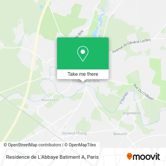 Residence de L'Abbaye Batiment A map