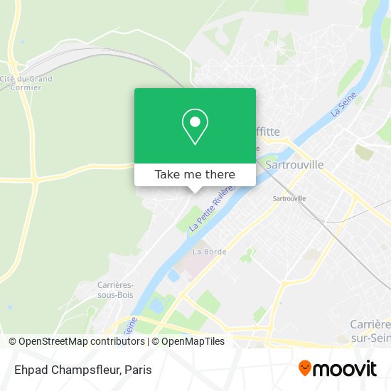 Ehpad Champsfleur map