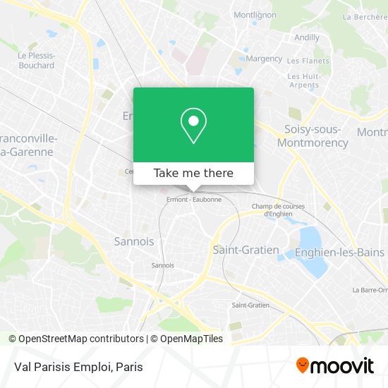 Val Parisis Emploi map