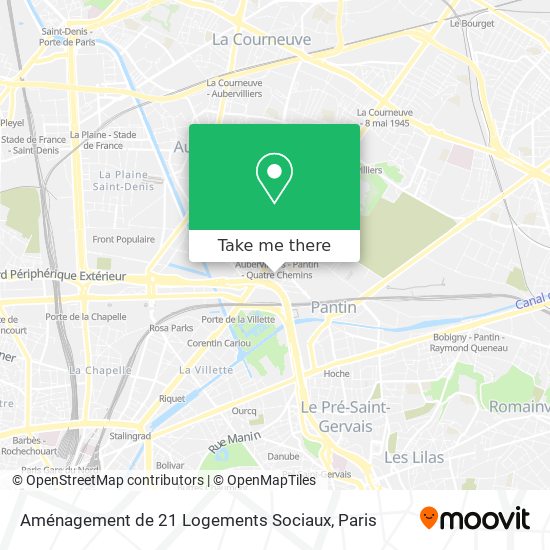 Aménagement de 21 Logements Sociaux map