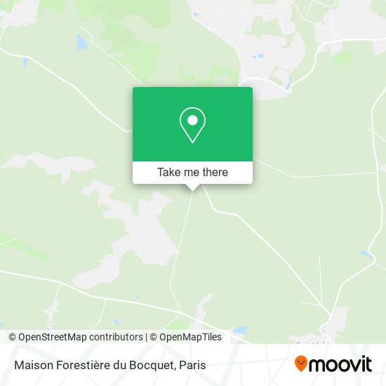 Mapa Maison Forestière du Bocquet
