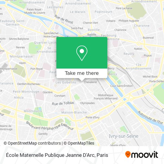 École Maternelle Publique Jeanne D'Arc map