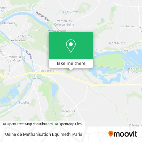 Mapa Usine de Méthanisation Equimeth