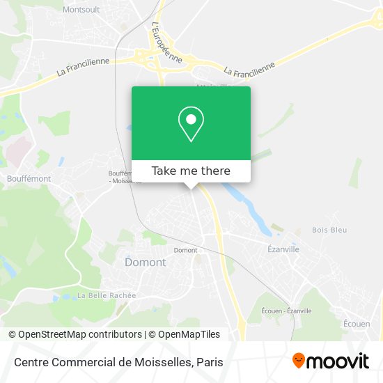 Centre Commercial de Moisselles map