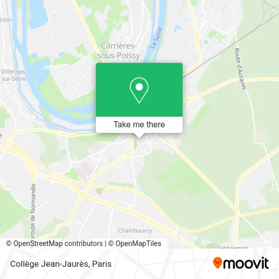 Collège Jean-Jaurès map