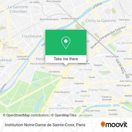 Institution Notre-Dame de Sainte-Croix map