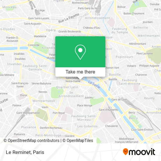 Le Reminet map