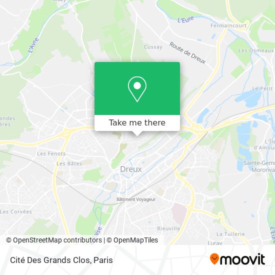 Mapa Cité Des Grands Clos