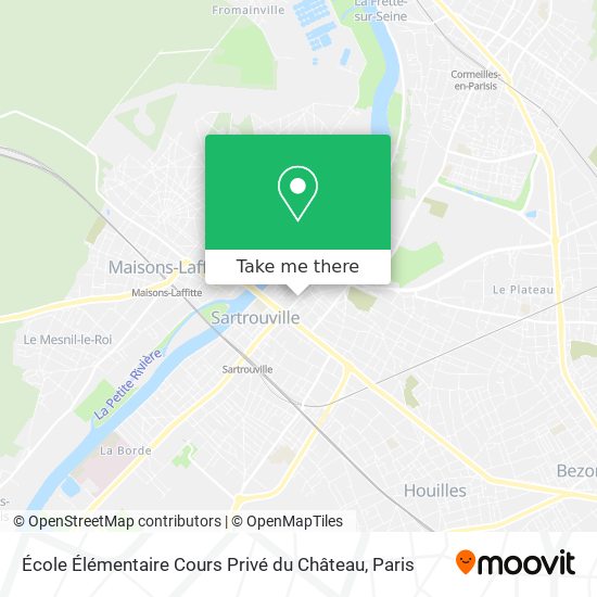 École Élémentaire Cours Privé du Château map