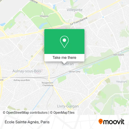 École Sainte-Agnès map