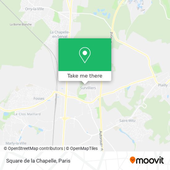 Square de la Chapelle map