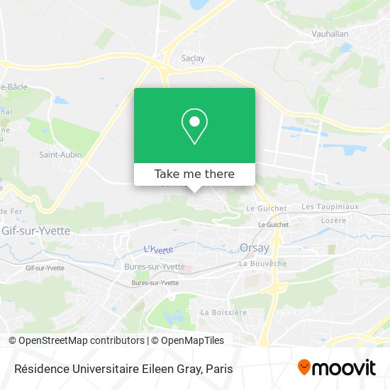 Résidence Universitaire Eileen Gray map