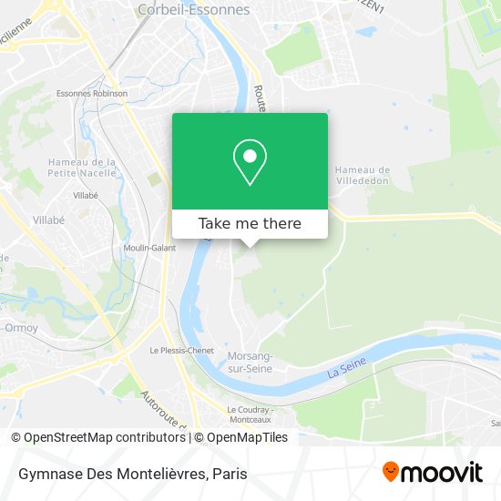 Mapa Gymnase Des Montelièvres