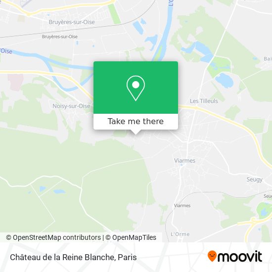 Château de la Reine Blanche map