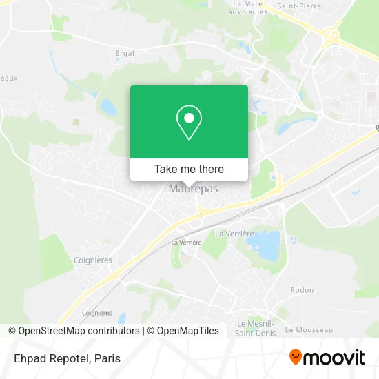 Ehpad Repotel map