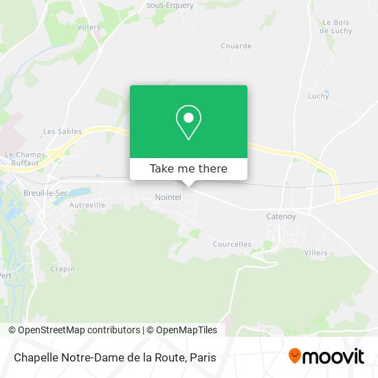 Chapelle Notre-Dame de la Route map