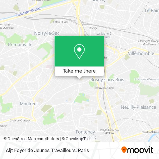 Mapa Aljt Foyer de Jeunes Travailleurs