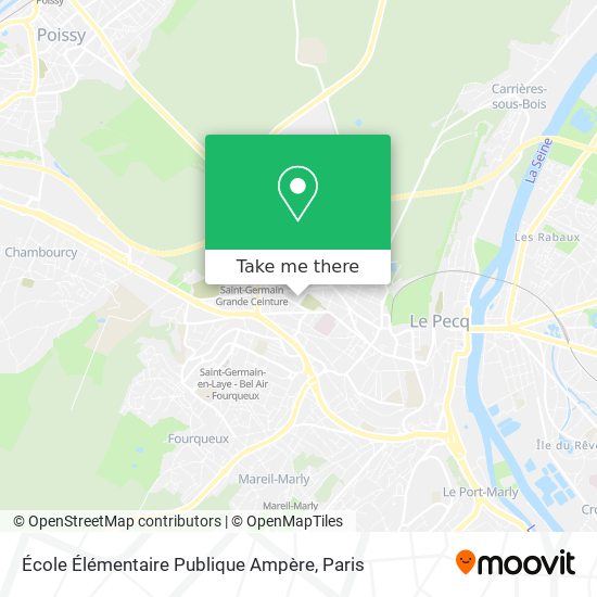 Mapa École Élémentaire Publique Ampère