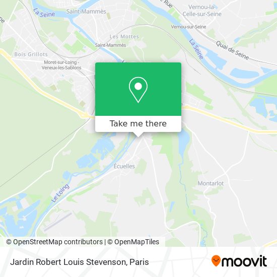 Jardin Robert Louis Stevenson map