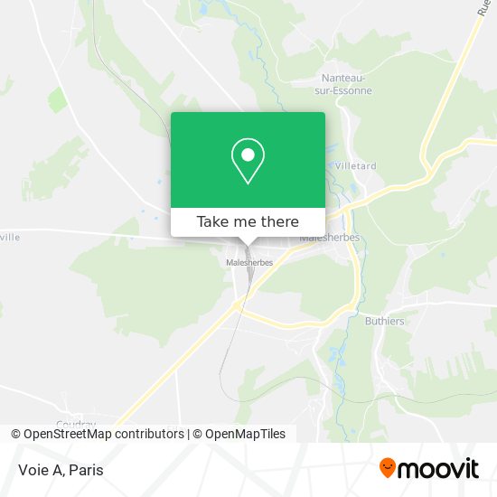 Voie A map