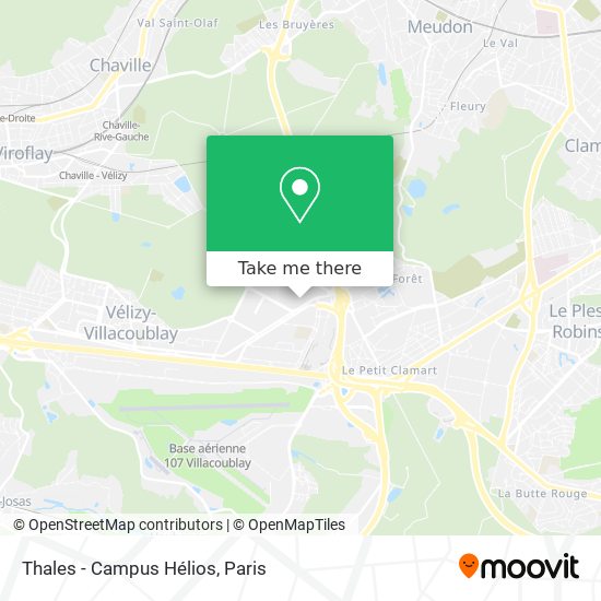 Thales - Campus Hélios map