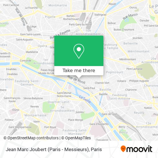Jean Marc Joubert (Paris - Messieurs) map
