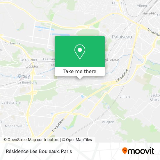 Mapa Résidence Les Bouleaux