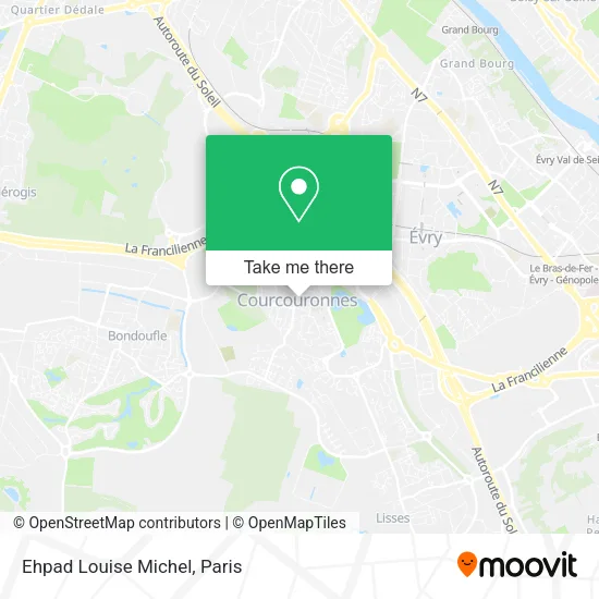Ehpad Louise Michel map