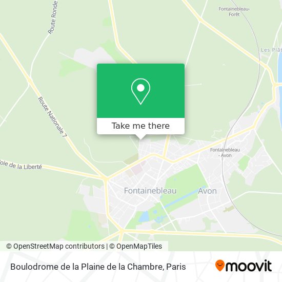 Boulodrome de la Plaine de la Chambre map