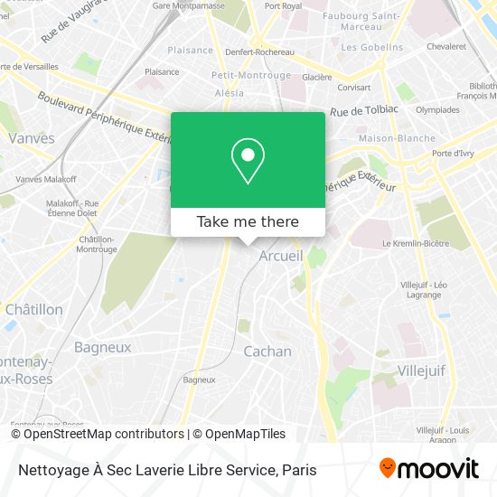 Mapa Nettoyage À Sec Laverie Libre Service