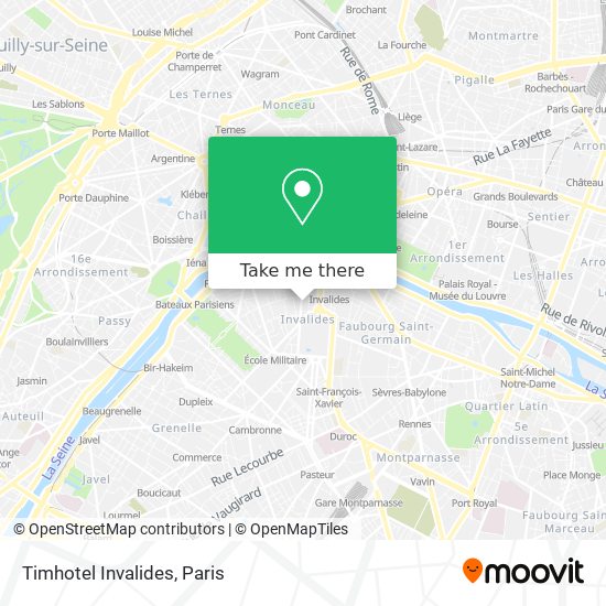 Timhotel Invalides map