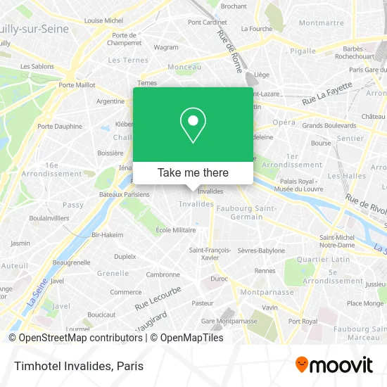 Timhotel Invalides map